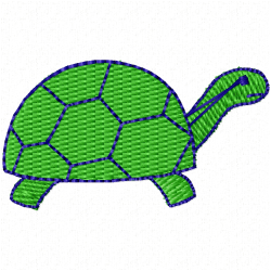 Turtle Embroidery Design 12 Turtle Embroidery Design 12